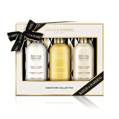 Baylis & Harding Sweet Mandarin & Grapefruit Ultimate Bathing Large Gift Set – Vegan Friendly