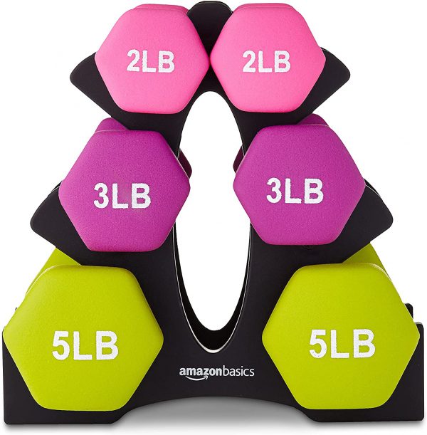 Neoprene Coated Dumbbell Hand Weight Set