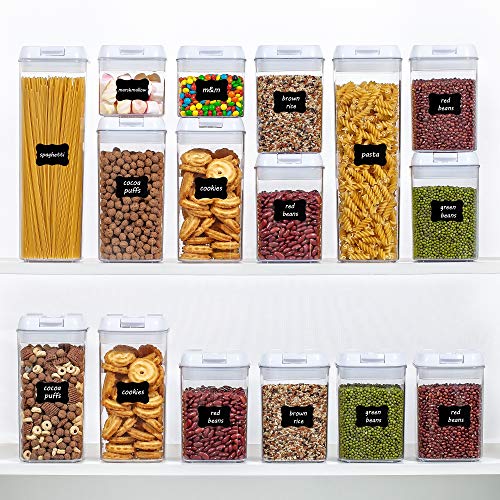 Airtight Food Storage Containers, Vtopmart 7 Pieces BPA Free Plastic Cereal Containers - Image 3