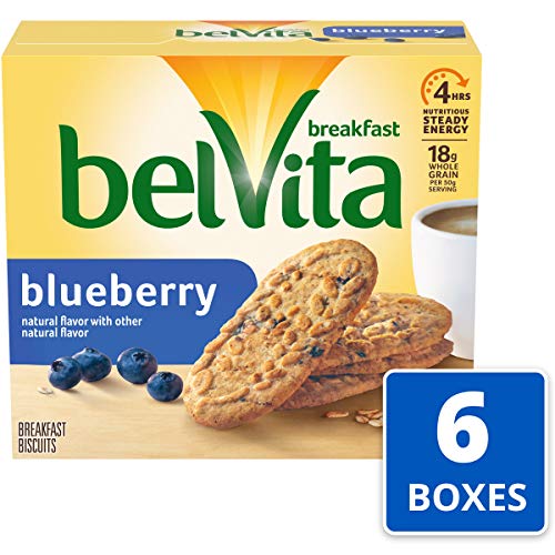 Belvita Blueberry Breakfast Biscuits, 6 Boxes of 5 Packs (4 Biscuits Per Pack) - Image 2