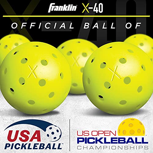 Franklin Sports Outdoor Pickleballs – X-40 Pickleball Balls - Image 2